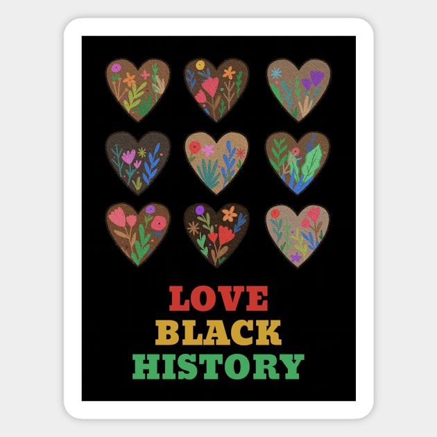 Black History Magnet by Tip Top Tee's